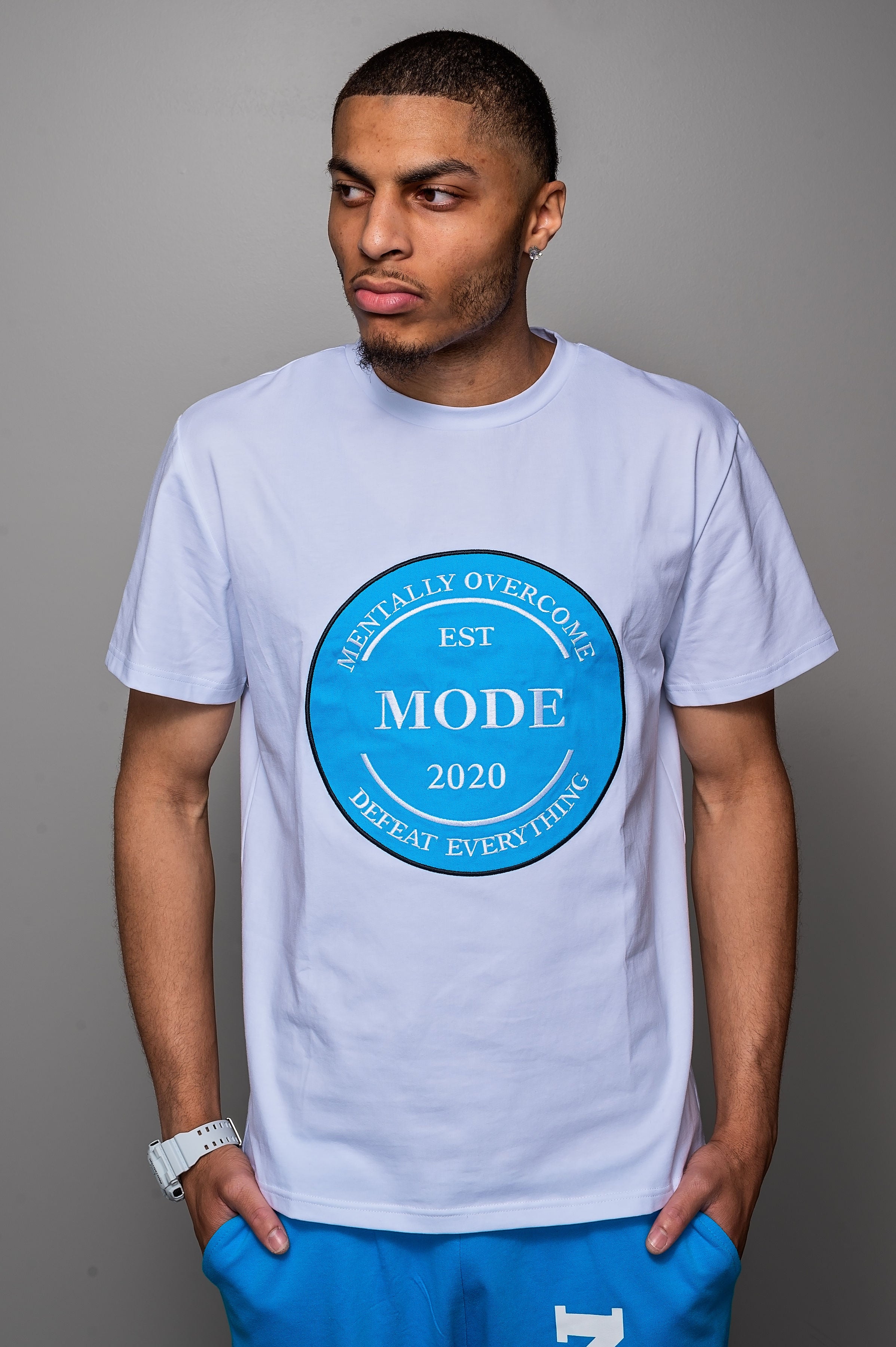 - Tee BRAND MODE Brand OCEAN – BLUE MODE
